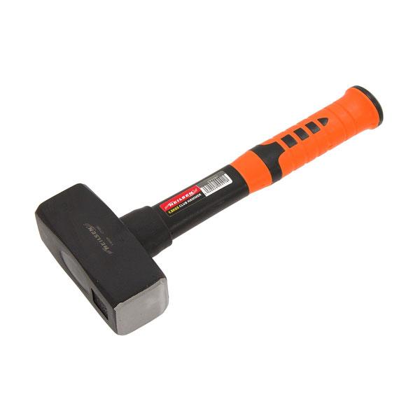 1.8kg Club Hammer Fibre Handle High Grade Red Handle Ergonomically Shaped CT1291