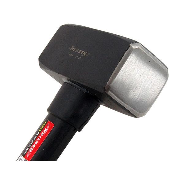 1.8kg Club Hammer Fibre Handle High Grade Red Handle Ergonomically Shaped CT1291