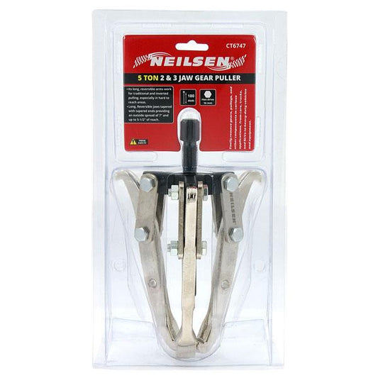 2 and 3 Jaw 5 Ton Gear Puller Heavy Duty Tool CT6747