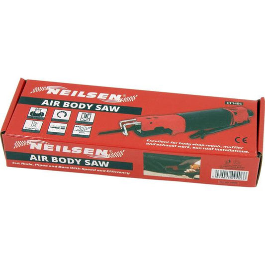 Air Body Saw 10000rpm Metal Cut Off Tool Reciprocating Garage 2 Blades CT1406 Cannon Tools