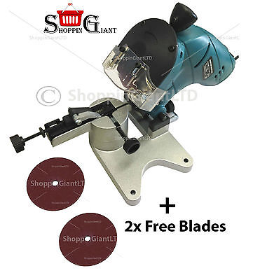 Electric Chainsaw Blade Sharpener 240V/50Hz 130W + 2x FREE Grinding Disc CT2912