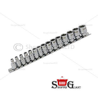 15Pc 1/4" Drive Xi-On Socket Set Shallow Super Grab Professional Quality CT2414