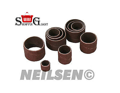 12pc 25mm Sanding Band Sheet Set Rotary Drill Dremel Sanders Quality Kit CT3134