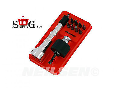 11 Pc Twist Lock Drill & Drive System Chuck Adaptor Drilling Quality Tool CT3699