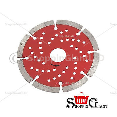 115 mm 4.1/2 inch 22.2 mm Centre Diamond Dry Cutting Disc Blade Silent CT0127