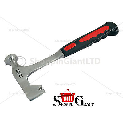 Drywall Hammer 14oz One Piece Steel Handle Wall Boarding Hammers Crowned CT0533