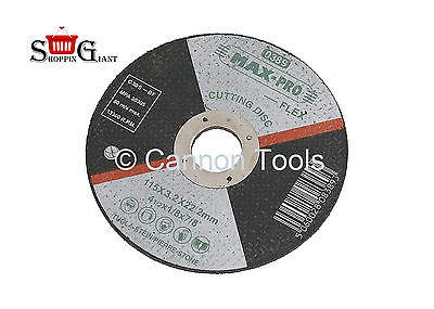 115mm 4.1/2" Cutting Disc 13300 Rpm Stone Flat Centre Quality Masonry DIY CT0389