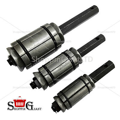 3Pc Muffler Exhaust Tail Pipe Expander Set Steel Garage Tool Custom Dent CT1919