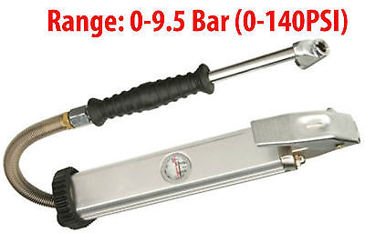 PROFESSIONAL GARAGE AIR LINE TYRE INFLATOR INFLATER PUMP & PRESSURE GAUGE CT2309