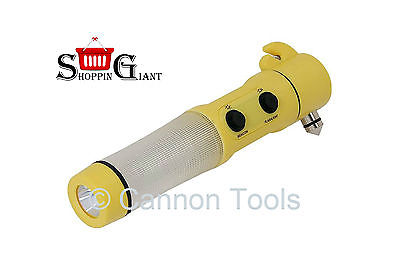 Emergency Tool With Torch & Flashing Light Safety Quality Magnetic Base CT3008