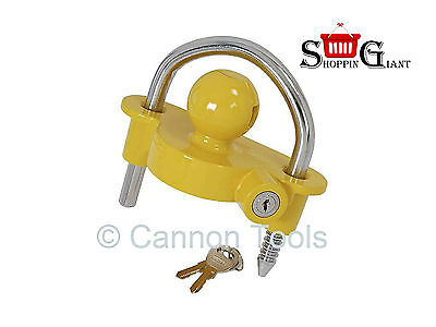 Universal Coupling Tow Ball Lock Locks Trailers Caravans Horse Boxes New CT3123