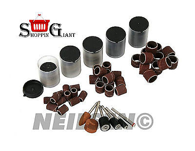 206 Pc Polishing & Grinding Set Aluminium Oxide Sanding Rotary Drill Kit CT3126