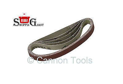 5Pc 10x330mm Sanding Belts Aluminium Oxide Polishers Flexi Quality Tool CT3078
