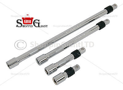 4Pc 1/2" Locking Extension Bar Sprung Ball Locking Mechanism Wrench DIY CT2876