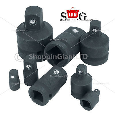 8Pc Air Impact Socket Adaptor Reducer Cr-V Garage Tool 1/4 3/8 1/2 3/4 1" CT1218