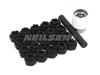 22 Pc 1/2" Drive Wheel Locking Key Set For Audi Socket Spanner Tool New CT4131