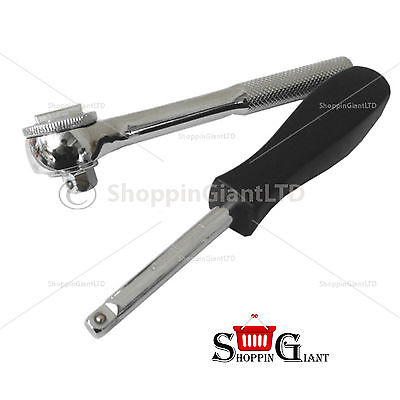 40Pc 1/4" Drive Socket Set Ratchet Wrench Screwdriver Colored Garage Tool CT0911