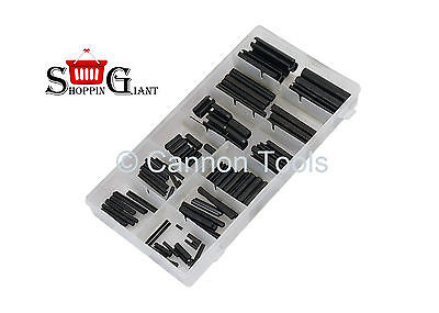 120Pc Roll Pin Assortment Workshop DIY Kit Replacement Quality Mixed Size CT1626