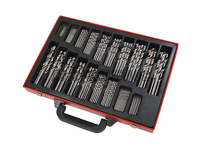 Neilsen Pro 170 Piece HSS Twist Drill Set Multi Purpose Engineering Tool CT1281