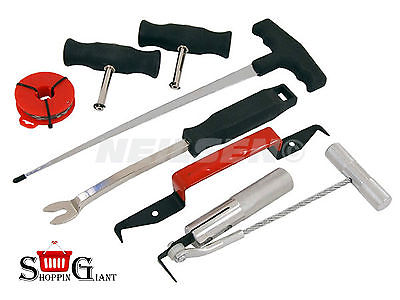 Vehicle Windshield Window Removal Tool Set Chromed Steel Shafts Quality CT3552