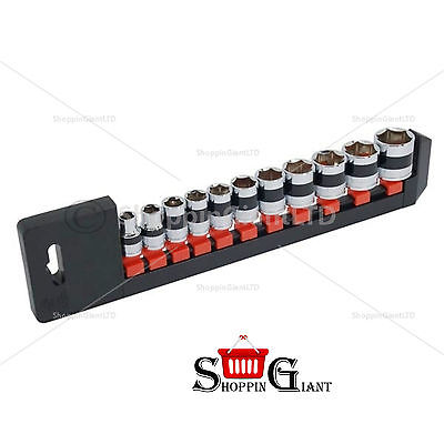 11Pc 3/8" Drive Socket Set Shallow Professional Cr-V Heavy Duty SAE CT1603