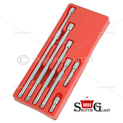 6Pc 3/8" Drive Extension Bar Tool Set Wobble End Wrench Ratchet Quality CT1233