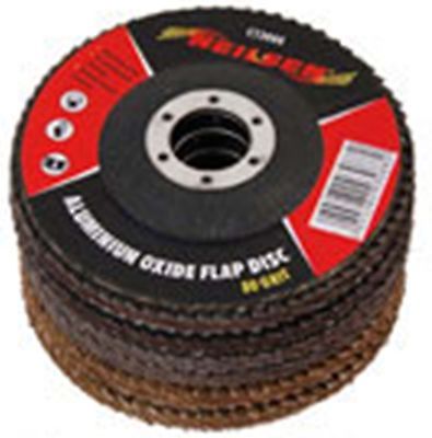 2x 40 2 x 60 2 x 80 Grit 115MM Aluminium Oxide Flap Grinding Sanding Disc CT3088