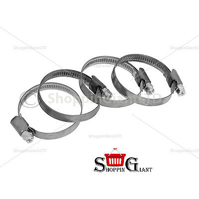 4 Pc Jubilee Hose Clamp 30-50mm Hex Head Stainless Steel Hoses Clips Sets CT2513 Cannon Tools