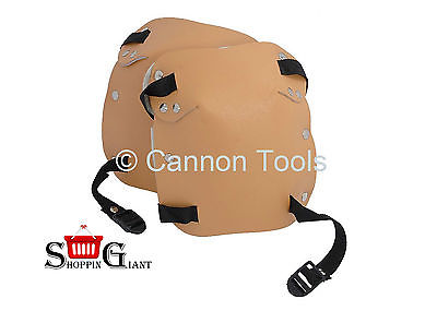 Leather Knee Pads Double Padding For Comfort Protective Safety Gear Kit CT0043