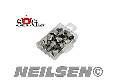 10Pc Dimpler Set Drywall Chrome Vanadium Bits Pozi No.2 Quality Tool Kit CT3555