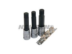 3Pc Special Socket Set BMW Rim Locks Cr-V Garage Tool Kit Wheel Quality CT3541