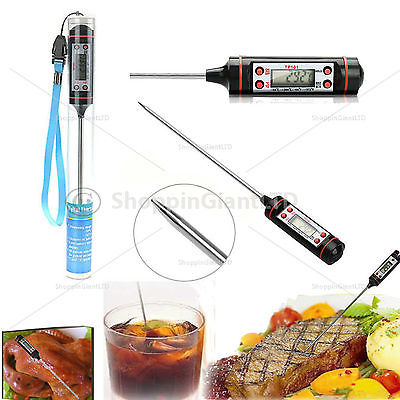 Cooking Thermometer With Stainless Steel Sensor Oil Frying Sugar Jam CT4090 NA