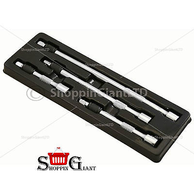 4Pc 1/4" Drive Locking Extension Bar Set Size 3" 4" 6" 8" Garage Tool Kit CT2888