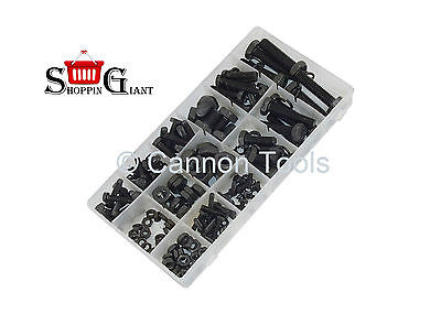 240Pc Nut & Bolt Assortment Workshop DIY Replacement Quality Mixed Size CT1627