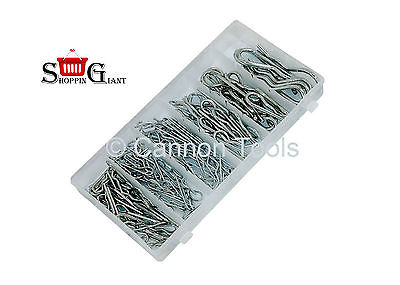 150pc Hairpin R Clip Assortment Workshop DIY Replacement Tool Mixed Size CT1633