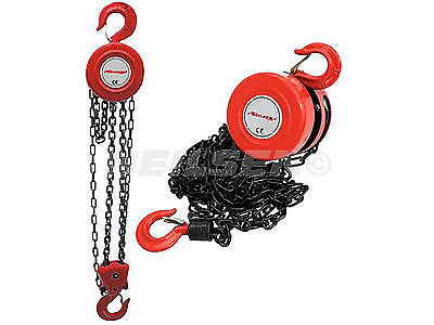 2000kg Chain Block Heavy Duty Lifting 3 Metres Lift Workshop Garage New CT0347