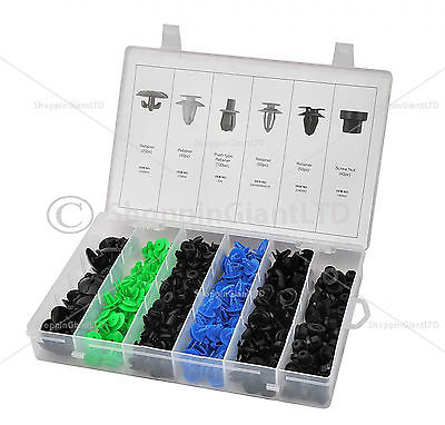 300Pc Trim Clip Assortment Opel Retaining Grommet Clips Garage Car Tools CT4116