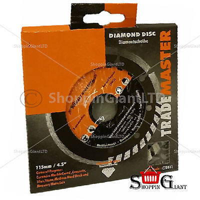 115 mm 4.1/2 inch 3 Pieces Diamond Cutting Disc Blade Premier Serrated CT0831