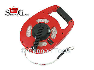 30m Surveyor Tape Measure 13mm Fibreglass Tapes Quality Tool Builders Kit CT3112