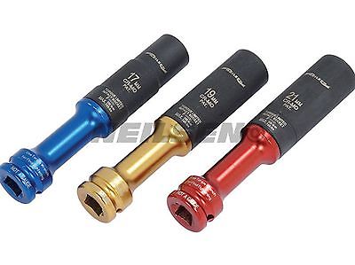 3pc 1/2 inch Drive Torque Limited Impact Sockets 17-19-21mm socket set CT1769