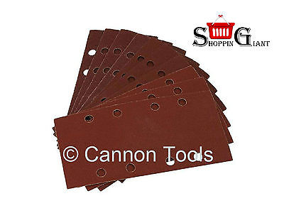 10Pc 93x190mm Sanding Sheets 1/3 Sheet Sanders Aluminium Oxide Quality CT3087