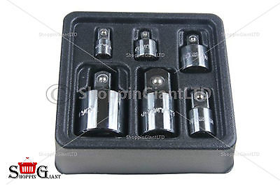 6Pc Socket Adaptor Set Female Male Converter Reducer Reducing Wrench Tool CT3626