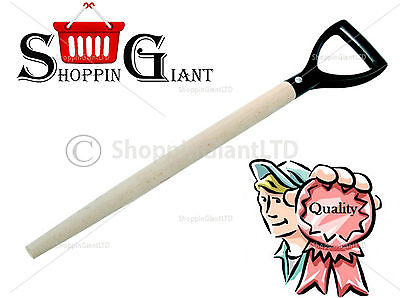 690MM REPLACEMENT WOODEN SHAFT D TYPE GARDEN HANDLE SPADE SHOVEL FORK CT0144