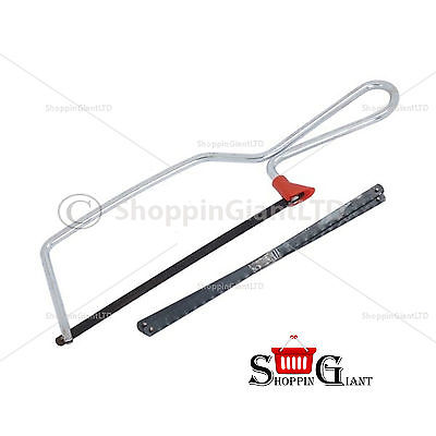 150mm 6" Hacksaw Frame Junior Wire With 4 Blades Professional Quality Kit CT0211