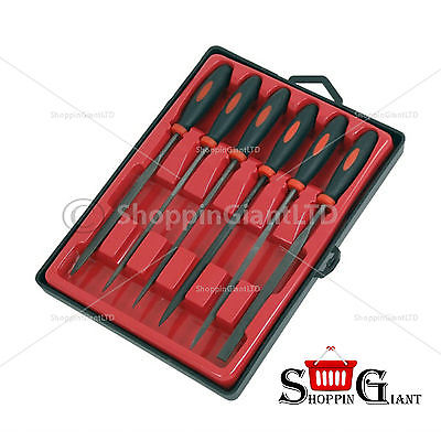 6Pc 140mm 4.1 2" Experts Touch Needle File Set Hardened & Tempered GradeA CT2441