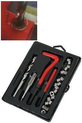 15 PIECE THREAD TAP REPAIR CUTTER KIT M10 X 1.0 X 13.5mm HELICOIL SET CT2743 n/a