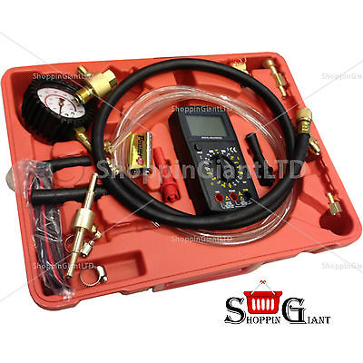 Fuel Pressure Test Kit Multimeter Test Guage Boot And Hose Electric Tests CT3382