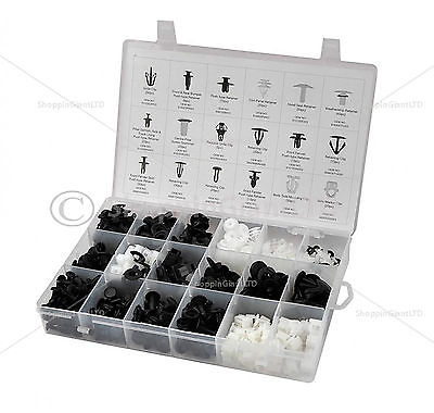 408Pc Trim Clip Assortment Nissan Retaining Grommet Clips Garage Car Tool CT4109