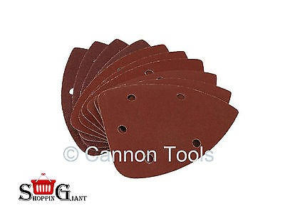 10Pc 140mm Sanding Pads Quick Fit Aluminium Oxide Polishers Quality Tool CT3080