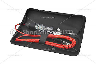 Digital LCD 3-48V Wide Range Circuit Tester 11FT Cable Length Garage Kit CT4122